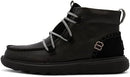 HEY DUDE REYES BOOT WOOL - SIZE: WOMEN 9 - BLACK/BLACK - Like New