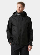HEL HYDRO MEN'S CREW HOODED JACKET 2.0 PROTECTION - SIZE: MEN 2XL - BLACK - Brand New