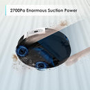 Thamtu G10 Robot Vacuum Cleaner 2700Pa Suction,Robotic Self-Charging - WHITE Like New