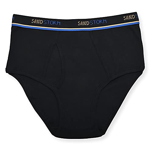 SSM256 Sand Storm Mens Boxer Briefs or Briefs 6-Pack 3XL Blue/Black/Grey - Brand New