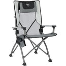 TIMBER RIDGE Folding Camping Chair for Adults, Aluminum Collapsible High Back - Like New