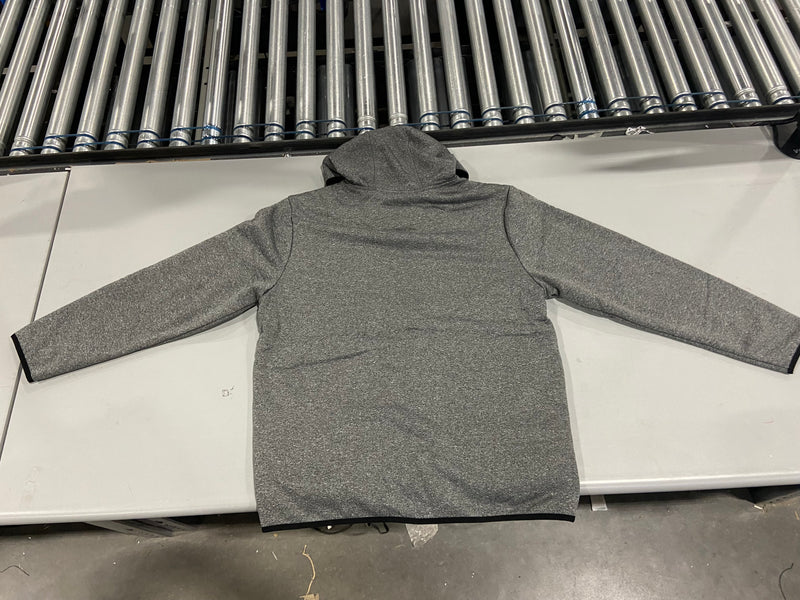 U.S. LIFE LINED FULL ZIP HOODED JACKET, HEATHER GRAY, MEDIUM, 732502 - Brand New