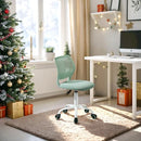Homy Casa Armless Home Office Desk Chair Colorful Soft Mesh Desk Chair - Green - Like New
