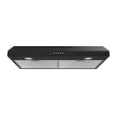 Black Range hood 30 inch 300CFM Under Cabinet Range Hood Ducted Ductless - Black - Like New