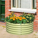 Olle Metal Raised Garden Beds 17" Tall 47”*27” MC221219000005 - Sage Green - Like New