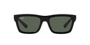 Ray-Ban Mens RB4396 Warren Rectangular Sunglasses Black/Dark Green 54 mm - Like New