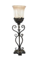 Deco 79 Metal Room Uplight Decorative Lamps with Scrolls set of 2 Table Lamps - Brand New