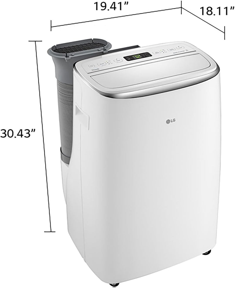 LG Dual Inverter 10,000 BTU Portable Air Conditioner Unit - LP1419IVSM - White Like New