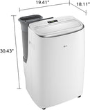 LG Dual Inverter 10,000 BTU Portable Air Conditioner Unit - - Scratch & Dent