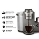 KEURIG K-CAFE SPECIAL EDITION SINGLE SERVE K-CUP POD COFFEE - NICKEL - Like New