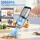 AHNR HANDHELD CAR VACUUM CLEANER CORDLESS WITH BRUSHLESS MOTOR - BLACK/SILVER - Like New