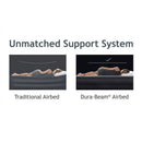 INTEX QUEEN 20 INCH DURA-BEAM DELUXE RAISED AIR BED MATTRESS - LIGHT BLUE - Like New