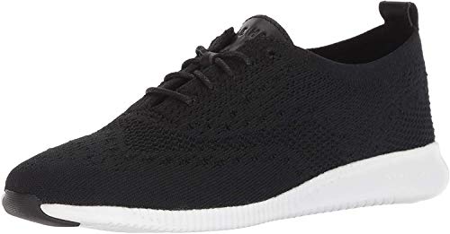 COLE HAAN WOMEN'S 2.ZEROGRAND STITCHLITE OXFORD - SIZE WOMEN 9 BLACK KNIT - Like New