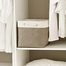 TcaFmac Organization Storage Basket 16x12x12 inch Large 2 Pack B0BVQTP9GR White - Brand New