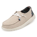 HEY DUDE WENDY SLIP-ON WOMEN'S SHOE, BOHO AZTEC PINK, SIZE 8 - Brand New