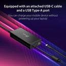 J5CREATE USB TYPE C PD 100W FAST CHARGER FOR MACBOOK PRO, NOTEBOOK - BLACK - Like New