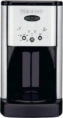 Cuisinart Brew Central 12-Cup Programmable Coffee Maker, Carafe - Brushed Chrome Like New