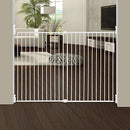 Dreambaby Extra Wide Tall Expandable Gate Track It Tech 30-53" Opening White - Brand New