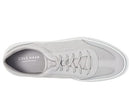 C36747 COLE HAAN MENS GRANDPRO RALLY CANVAS T-TOE MICROCHIP/OPTIC WHITE SIZE 9.5 - Like New