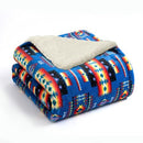 Sacred Thread Aztec Blanket, Western Blanket, Throw 40”x60” B0BPN3BRF6 - Blue - Brand New
