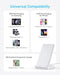 ANKER 313 WIRELESS CHARGER STAND QI-CERTIFIED 10W (NO AC ADAPTER) - WHITE - Like New