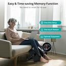 BINECER FOOT MASSAGER WITH HEAT, UPGRADE FOOT MASSAGER FOR CIRCULATION - BLACK - Like New