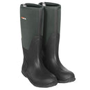 HISEA MEN'S NEOPRENE RAIN BOOTS WATERPROOF DURABLE RUBBER TALL BOOTS - GRAY - Like New