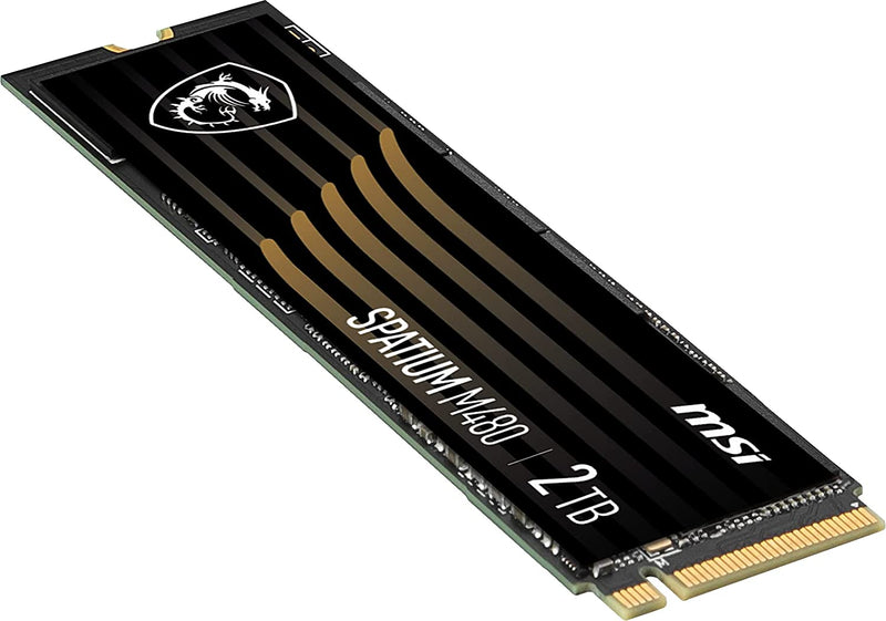 MSI SPATIUM M480 PCIe NVMe NAND 1400 TBW M.2 2TB SSD SM480N2TB New