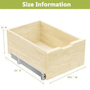 HXUHUWS PULL OUT CABINET ORGANIZER WITH 8" HIGH DRAWER 1F9415EA2B24PT - WHITE - Like New