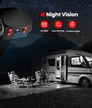 FOXPARK RV Backup Camera Furrion Pre-Wired System, 170° Night Vision, Black - Like New