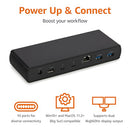 AMAZON BASICS THUNDERBOLT4/USB4 PRO DOCKING STATION, 2XTBT4, 1XHDMI2.1 - BLACK - Like New