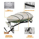 PRIMESHIELD BOAT COVER WATERPROOF 600D OXFORD MARINE GRADE TRAILERABLE - GREY - Like New