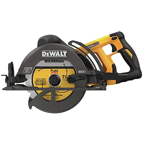 DEWALT FLEXVOLT 60V MAX CIRCULAR SAW FOR FRAMING DCS577B - Yellow - Like New