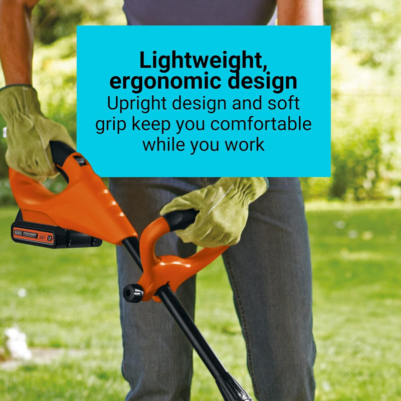 BLACK+DECKER Cordless Electric Cultivator TOOL ONLY - Orange - Like New