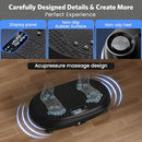 HVX VIBRATION PLATE EXERCISE MACHINE VIBRATING FITNESS PLATFORM VPM1 - BLACK - Like New