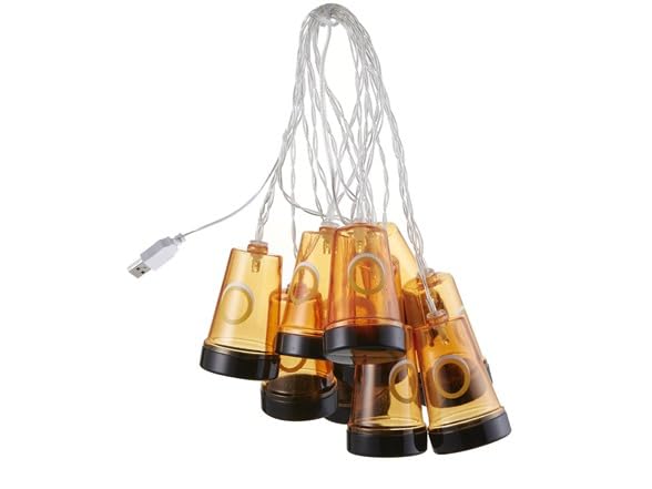 Generic Woot! Novelty Lights Woot Off String Light, Amber - Scratch & Dent