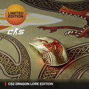 STEELSERIES GAMING MOUSE CS2 DRAGON LORE EDITION 2.4GHZ/BLUETOOTH M-00019 - GOLD - Like New