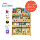 Tidy Books Gray ABC Bookshelf for Kids - Gray, Pink Alphabet - Brand New