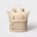 ALL IN MOTION FAUX NEOPRENE TOTE BACKPACK - CREAM - Like New