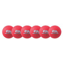 Champion Sports 6" Neon Red Rhino Skin Low Bounce Dodgeball Set - X004RPVWKR - Brand New