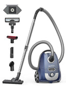 ASPIRON 1300W BAGGED CANISTER VACUUM CLEANER 5 TOOLS 3.5L H13 HEPA - BLUE - Brand New