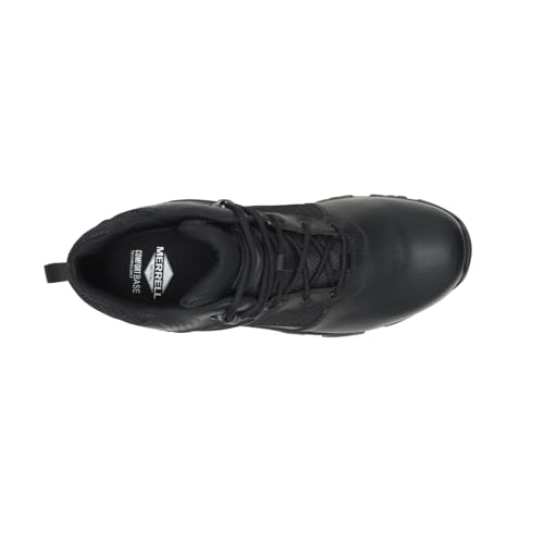 Merrell Men's Moab 3 Mid Response Waterproof Boots, Size 11.5 Wide, Black - Like New