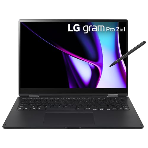 LG Gram Pro 16T90SP-G.ADB8U1 2IN1 16" WQXGA 2K Ultra 7 155H 32GB 1TB SSD - Black Like New