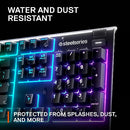 SteelSeries Apex 3 RGB Gaming Keyboard 10-Zone RGB Illumination 64796 - BLACK Like New