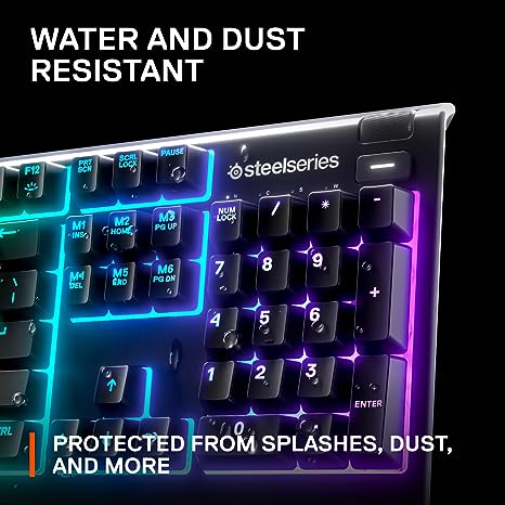 SteelSeries Apex 3 RGB Gaming Keyboard 10-Zone RGB Illumination - Scratch & Dent
