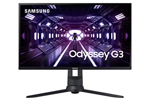SAMSUNG Odyssey G3 24" FHD 1080p Gaming Monitor, 144Hz LF24G35TFBNXZA - Black - Brand New