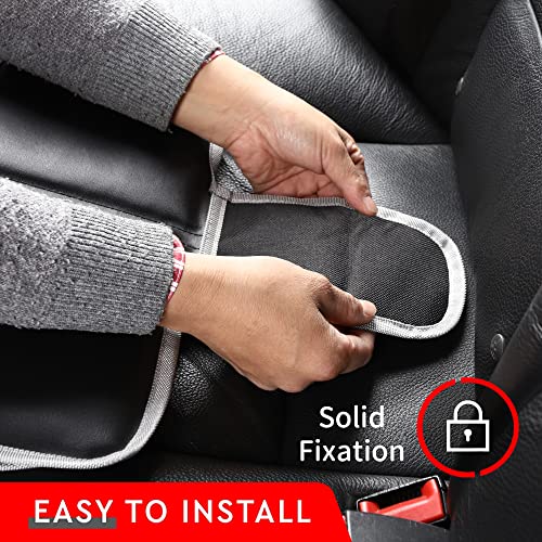 TAPHA CAR SEAT PROTECTOR FOR CHILD CAR SEAT, NON-SLIP WATERPROOF - BLACK - Like New