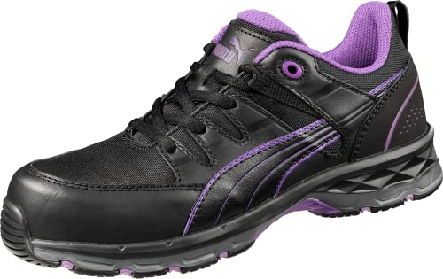 64.395.5 Puma Women's Stepper Low Industrial BLACK/PURPLE SIZE 8 M - Brand New