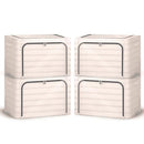 BlushBees Oxford Fabric Collapsible Storage Boxes 4 Large Size 20×16×15" - Brand New
