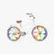 JETSON 24'' ZEPHYR CRUISER BIKE - WHITE/RAINBOW - Brand New
